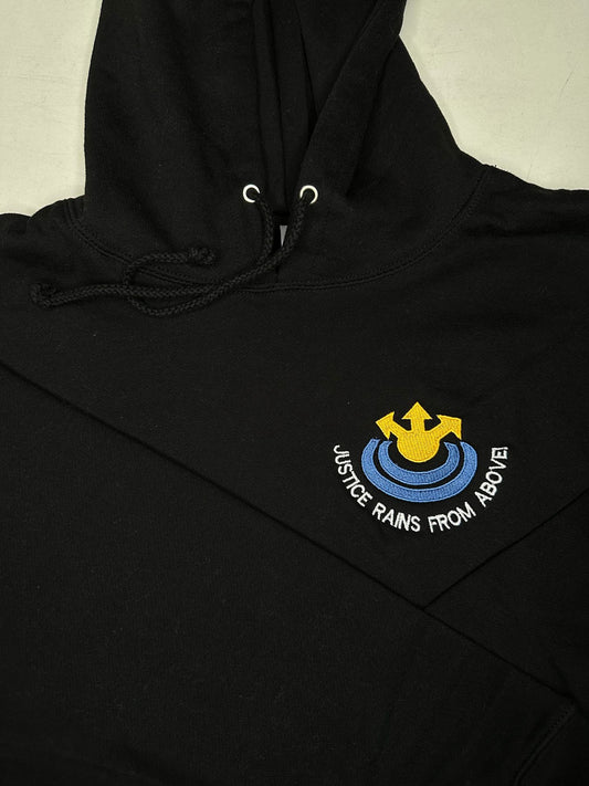 "Justice Rains From Above!" Heavyweight Hoodie