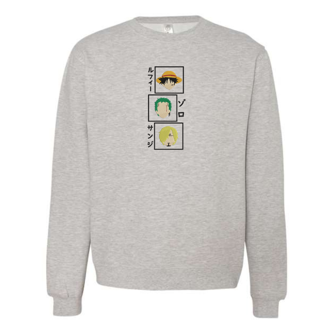 One Piece Trio Crewneck