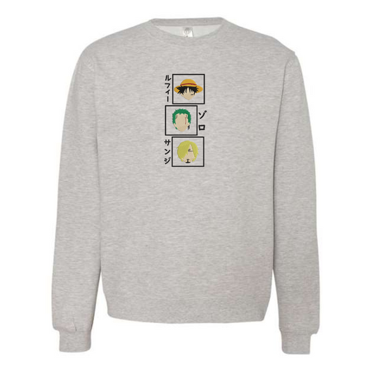 One Piece Trio Crewneck